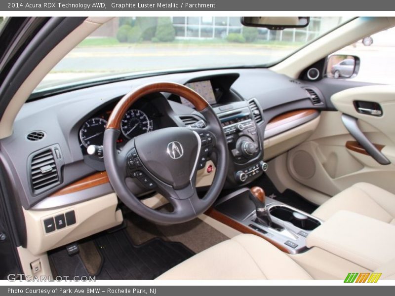 Graphite Luster Metallic / Parchment 2014 Acura RDX Technology AWD