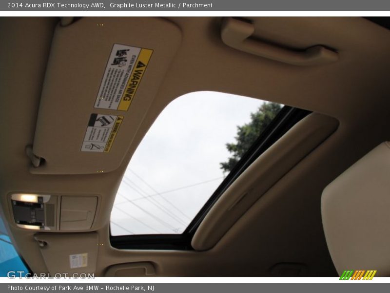 Graphite Luster Metallic / Parchment 2014 Acura RDX Technology AWD