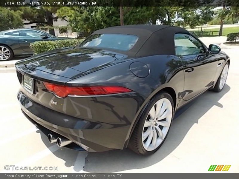 Stratus Grey Metallic / Jet 2014 Jaguar F-TYPE V8 S