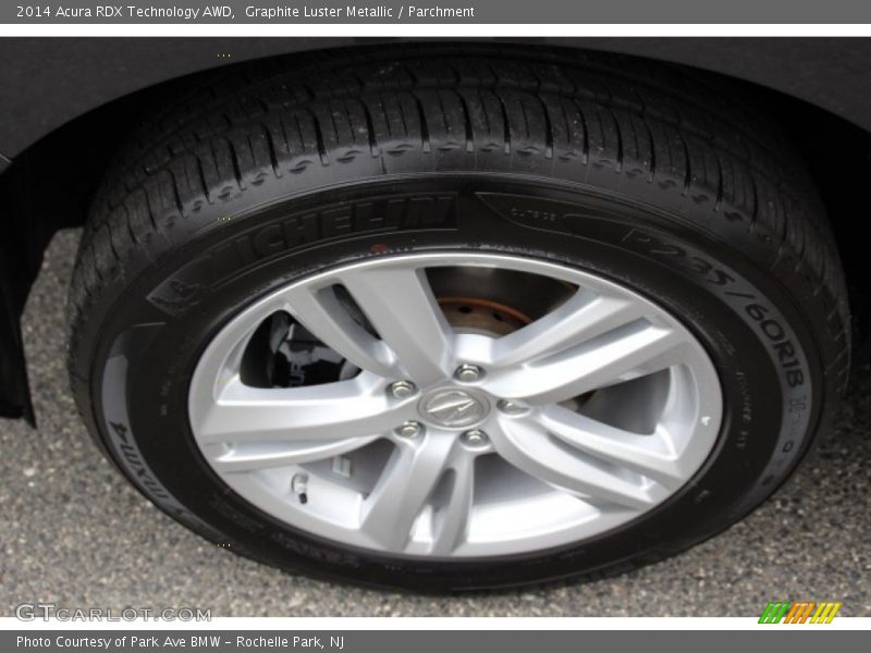 Graphite Luster Metallic / Parchment 2014 Acura RDX Technology AWD
