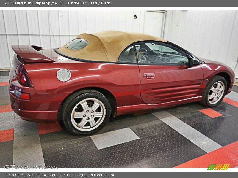 Patriot Red Pearl / Black 2001 Mitsubishi Eclipse Spyder GT