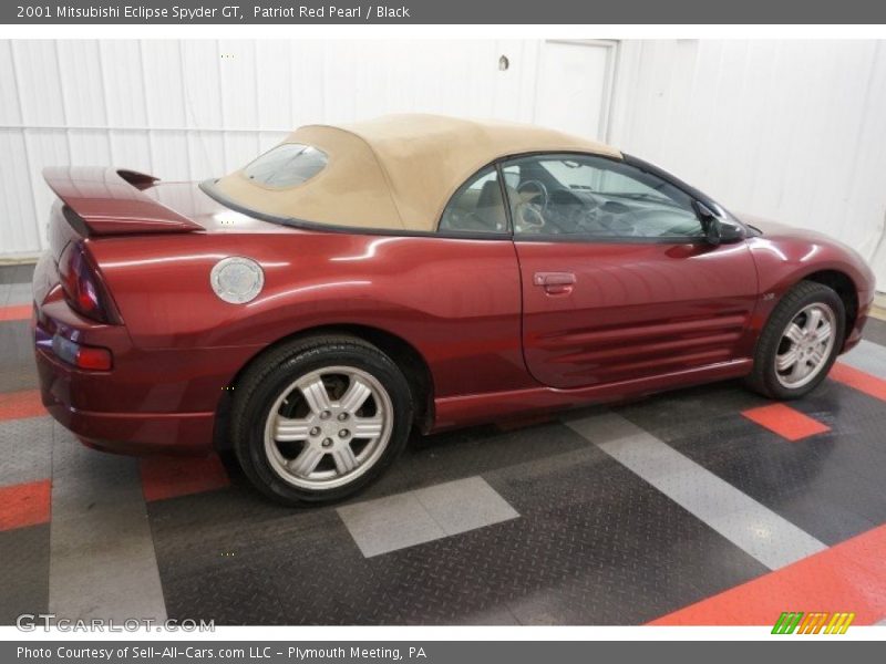 Patriot Red Pearl / Black 2001 Mitsubishi Eclipse Spyder GT