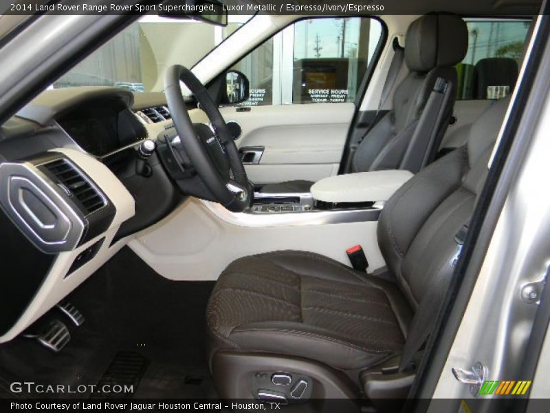 Front Seat of 2014 Range Rover Sport Supercharged