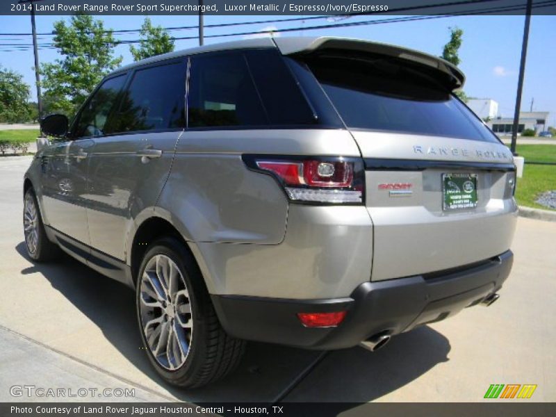 Luxor Metallic / Espresso/Ivory/Espresso 2014 Land Rover Range Rover Sport Supercharged
