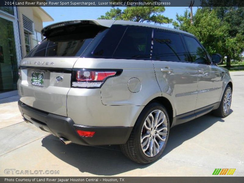 Luxor Metallic / Espresso/Ivory/Espresso 2014 Land Rover Range Rover Sport Supercharged
