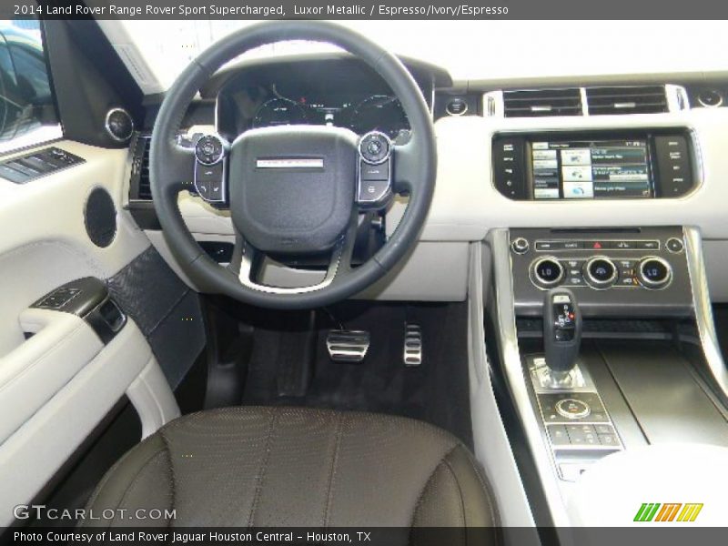 Dashboard of 2014 Range Rover Sport Supercharged