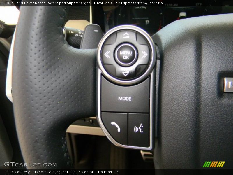 Controls of 2014 Range Rover Sport Supercharged