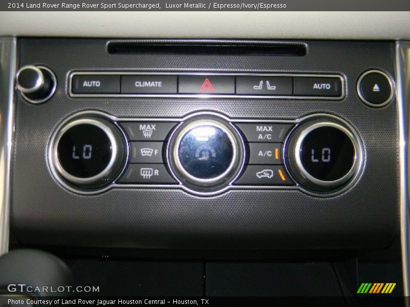 Controls of 2014 Range Rover Sport Supercharged