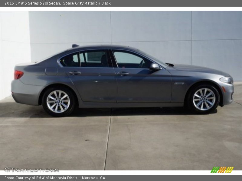 Space Gray Metallic / Black 2015 BMW 5 Series 528i Sedan
