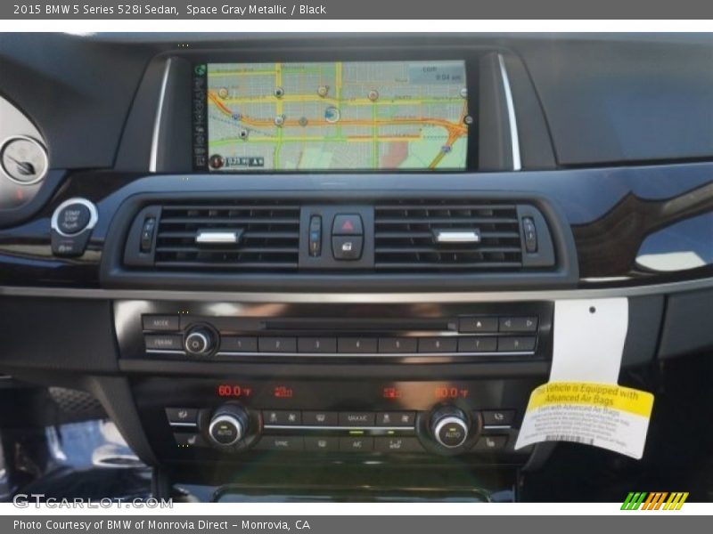Space Gray Metallic / Black 2015 BMW 5 Series 528i Sedan