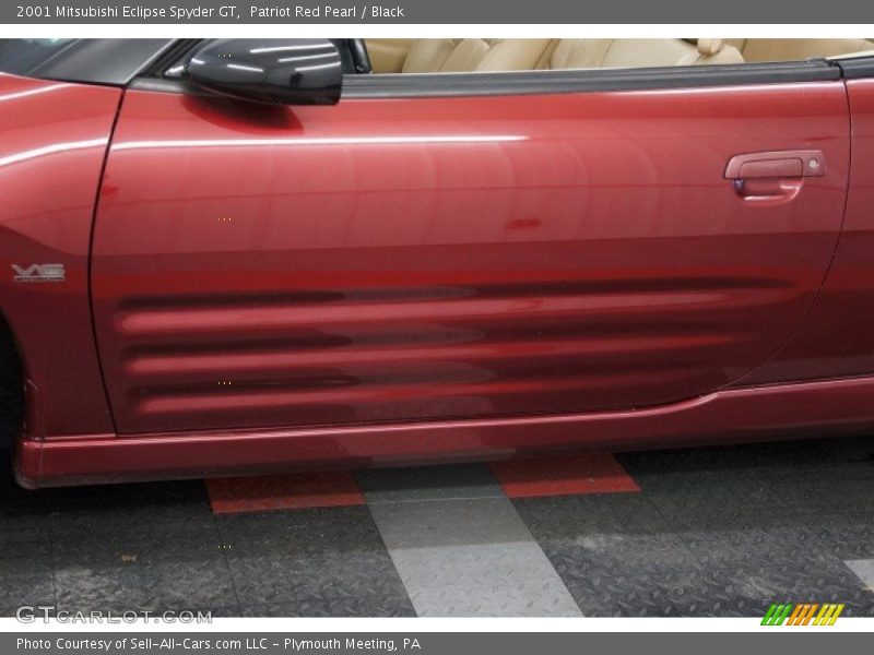 Patriot Red Pearl / Black 2001 Mitsubishi Eclipse Spyder GT