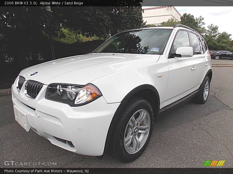 Alpine White / Sand Beige 2006 BMW X3 3.0i