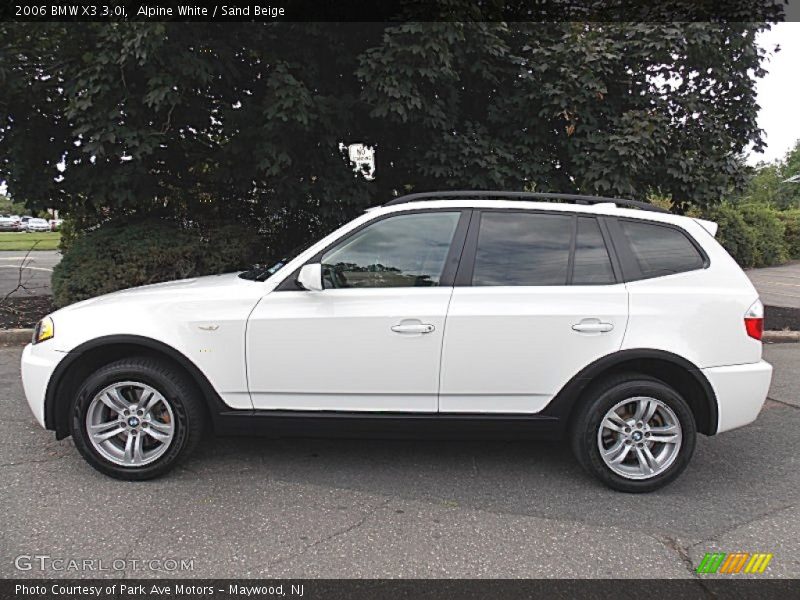 Alpine White / Sand Beige 2006 BMW X3 3.0i