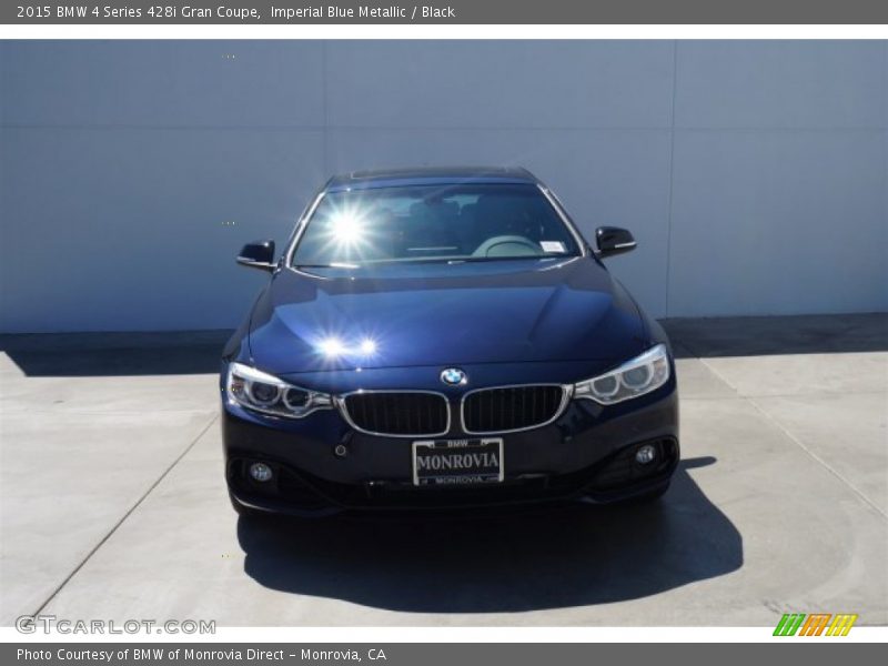 Imperial Blue Metallic / Black 2015 BMW 4 Series 428i Gran Coupe