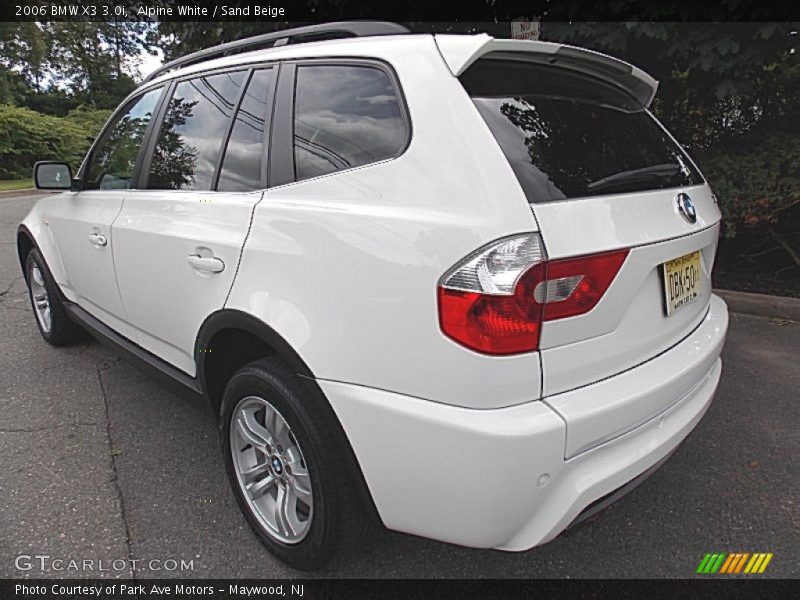 Alpine White / Sand Beige 2006 BMW X3 3.0i