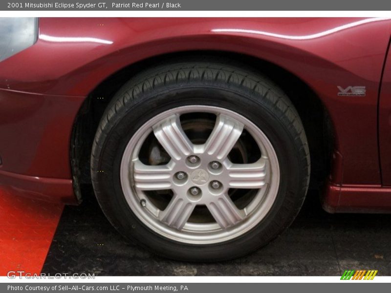 Patriot Red Pearl / Black 2001 Mitsubishi Eclipse Spyder GT