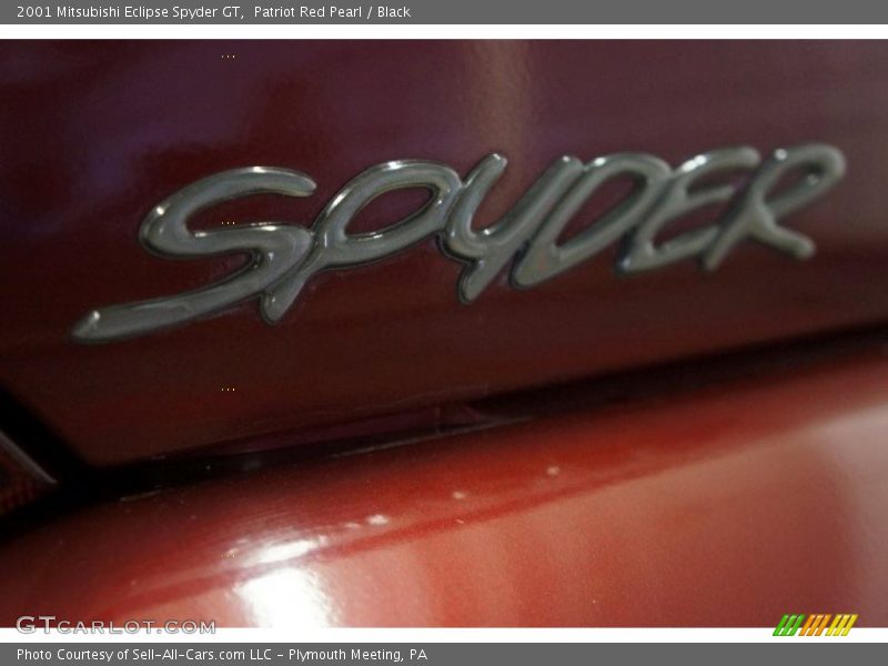 Patriot Red Pearl / Black 2001 Mitsubishi Eclipse Spyder GT
