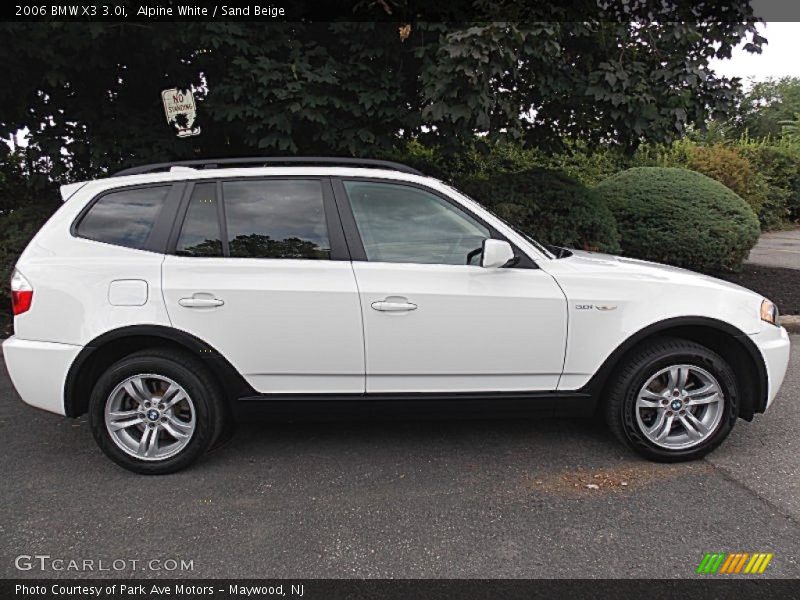 Alpine White / Sand Beige 2006 BMW X3 3.0i