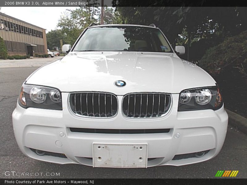 Alpine White / Sand Beige 2006 BMW X3 3.0i