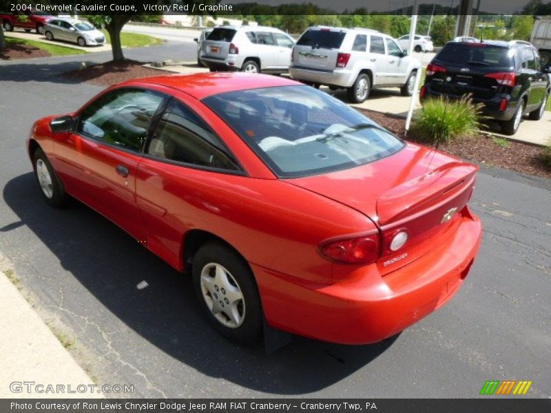 Victory Red / Graphite 2004 Chevrolet Cavalier Coupe