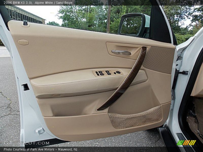 Alpine White / Sand Beige 2006 BMW X3 3.0i