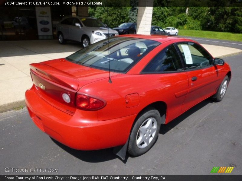Victory Red / Graphite 2004 Chevrolet Cavalier Coupe