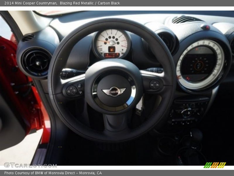 Blazing Red Metallic / Carbon Black 2014 Mini Cooper Countryman