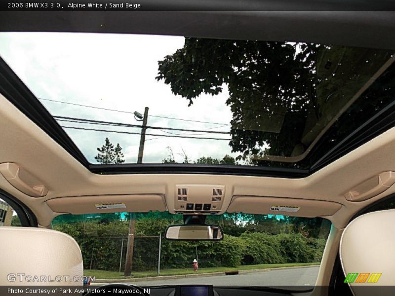 Alpine White / Sand Beige 2006 BMW X3 3.0i