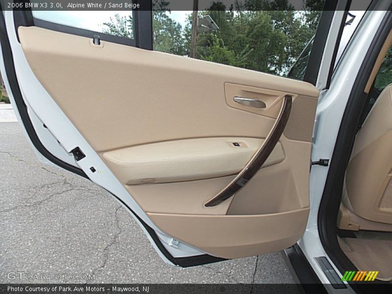 Alpine White / Sand Beige 2006 BMW X3 3.0i