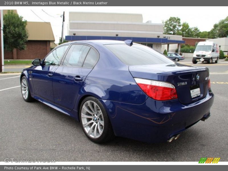 Interlagos Blue Metallic / Black Merino Leather 2010 BMW M5