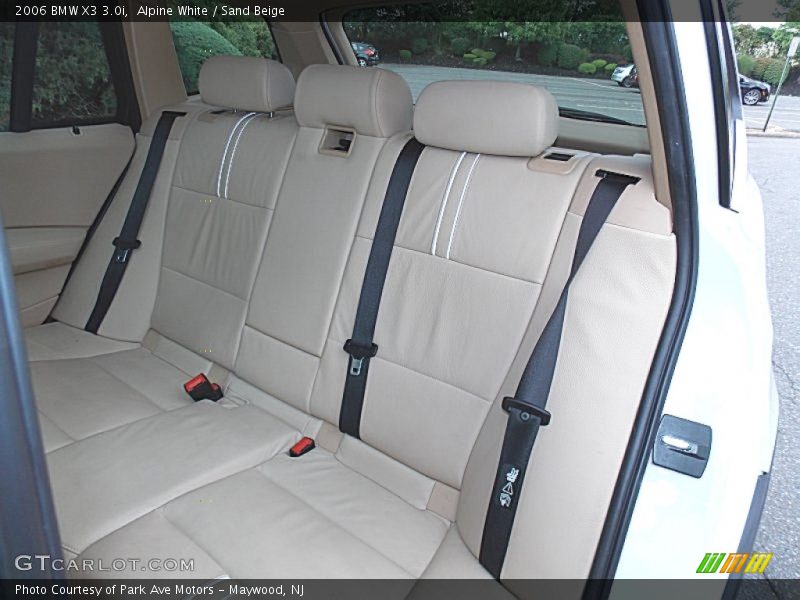 Alpine White / Sand Beige 2006 BMW X3 3.0i