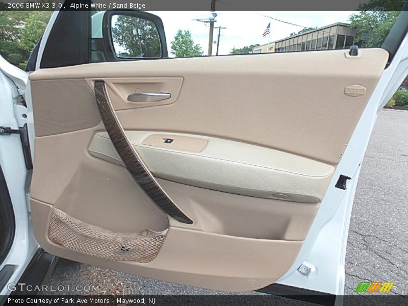 Alpine White / Sand Beige 2006 BMW X3 3.0i