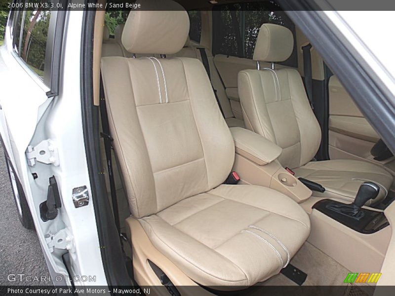 Alpine White / Sand Beige 2006 BMW X3 3.0i