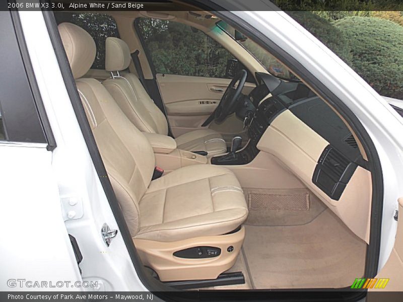 Alpine White / Sand Beige 2006 BMW X3 3.0i