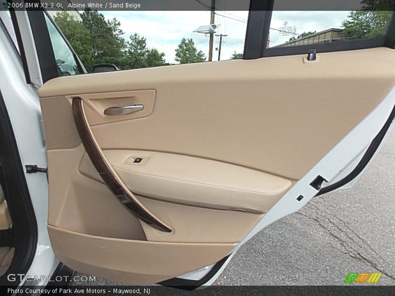 Alpine White / Sand Beige 2006 BMW X3 3.0i
