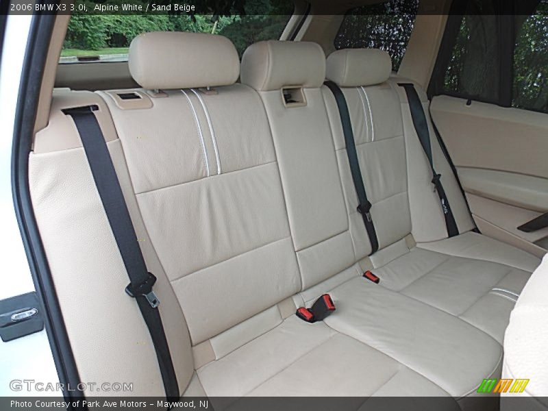 Alpine White / Sand Beige 2006 BMW X3 3.0i
