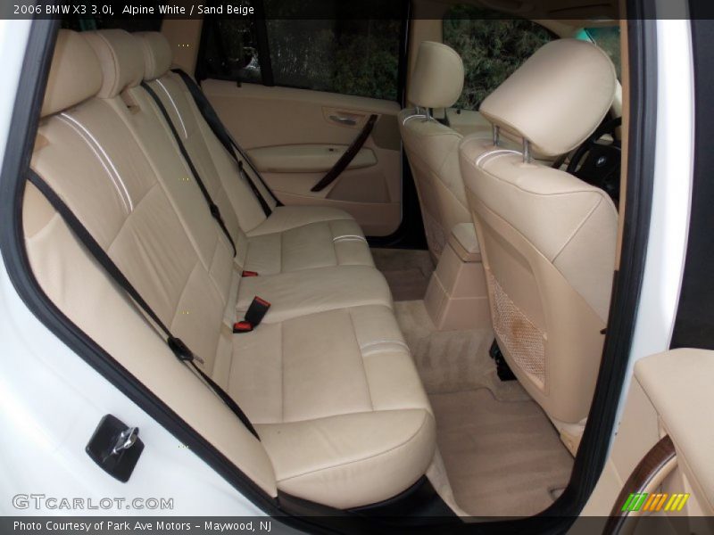 Alpine White / Sand Beige 2006 BMW X3 3.0i