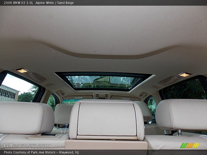 Alpine White / Sand Beige 2006 BMW X3 3.0i