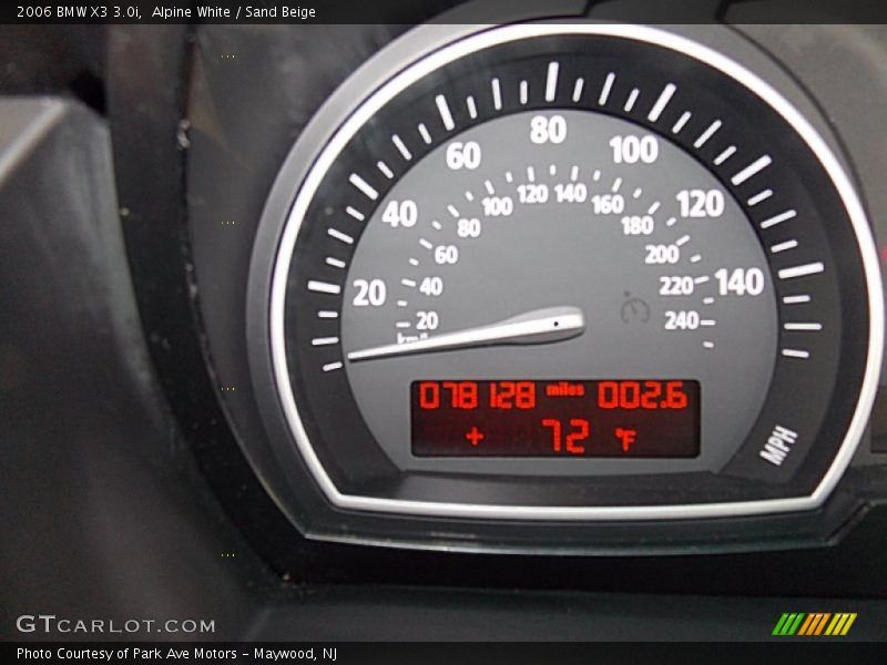Alpine White / Sand Beige 2006 BMW X3 3.0i