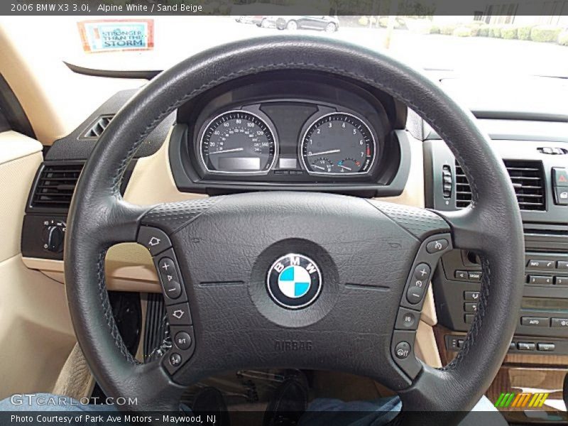 Alpine White / Sand Beige 2006 BMW X3 3.0i