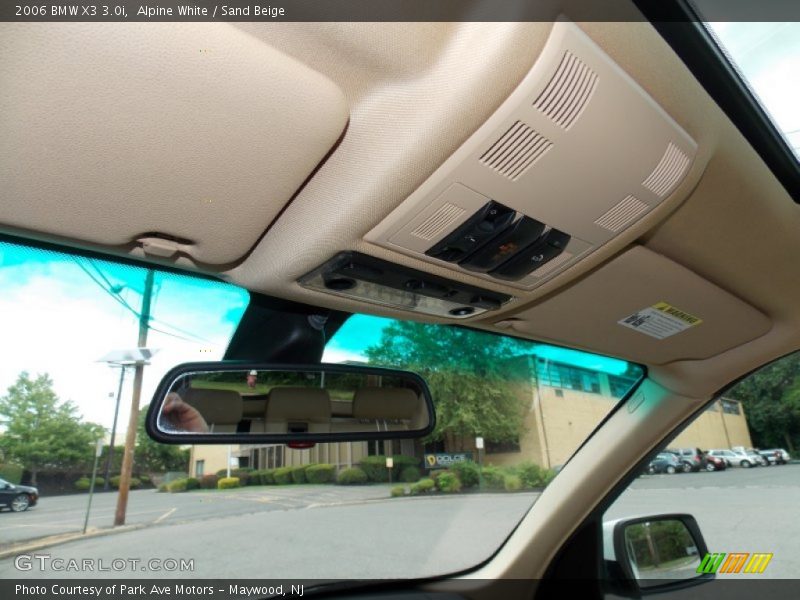 Alpine White / Sand Beige 2006 BMW X3 3.0i