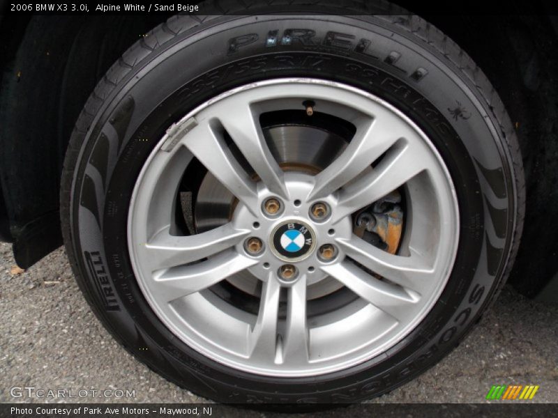 Alpine White / Sand Beige 2006 BMW X3 3.0i