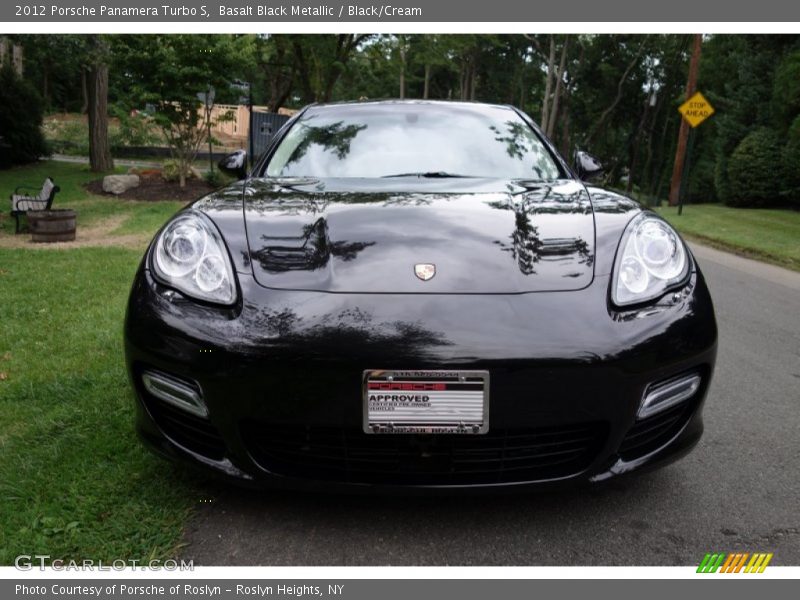 Basalt Black Metallic / Black/Cream 2012 Porsche Panamera Turbo S