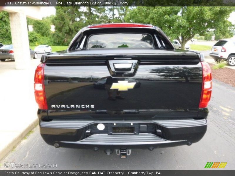 Black / Ebony 2013 Chevrolet Avalanche LT 4x4 Black Diamond Edition