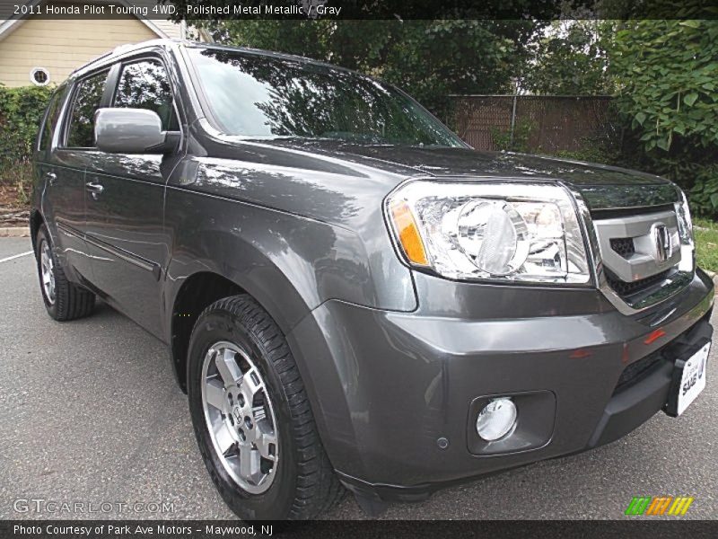Polished Metal Metallic / Gray 2011 Honda Pilot Touring 4WD