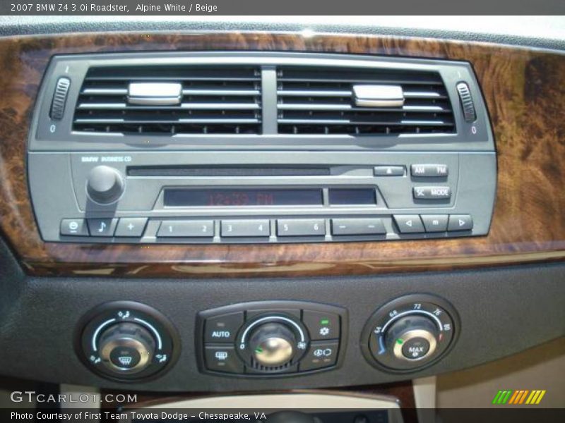 Alpine White / Beige 2007 BMW Z4 3.0i Roadster
