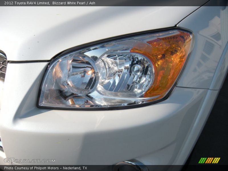 Blizzard White Pearl / Ash 2012 Toyota RAV4 Limited