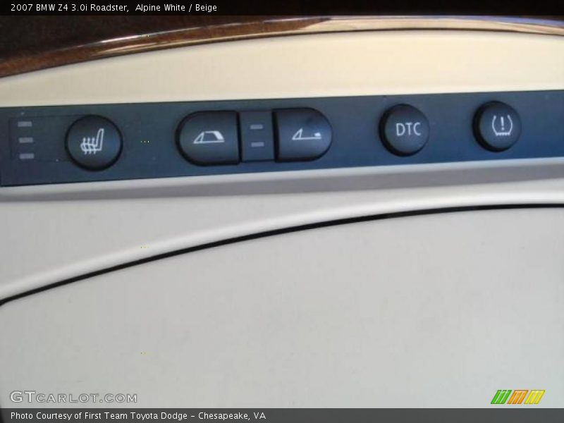 Alpine White / Beige 2007 BMW Z4 3.0i Roadster
