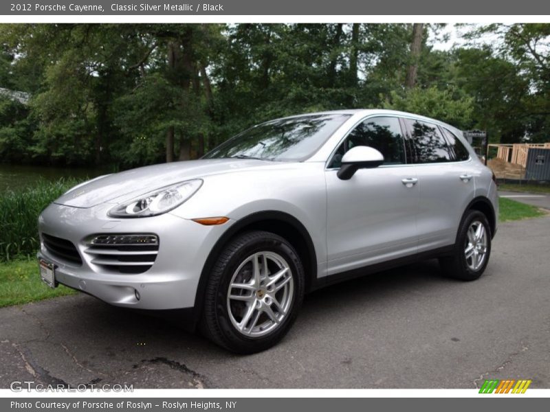 Classic Silver Metallic / Black 2012 Porsche Cayenne