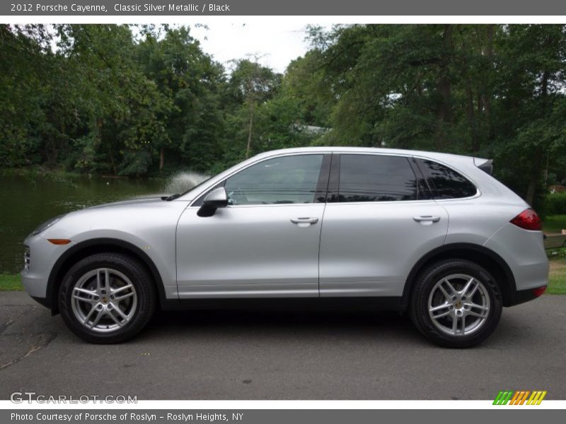 Classic Silver Metallic / Black 2012 Porsche Cayenne